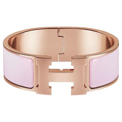 hermes rose dragee bracelet|Clic H bracelet .